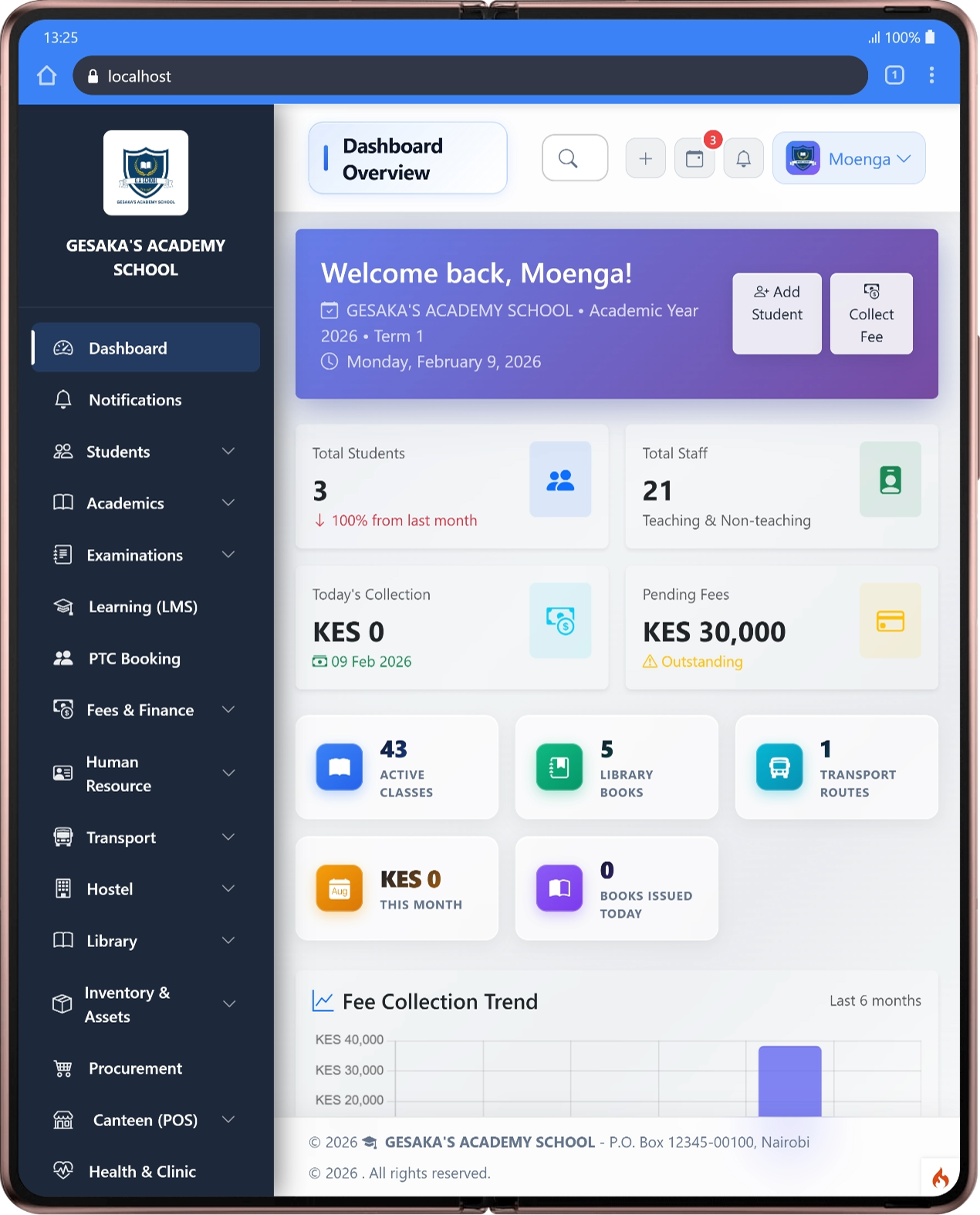 School management system